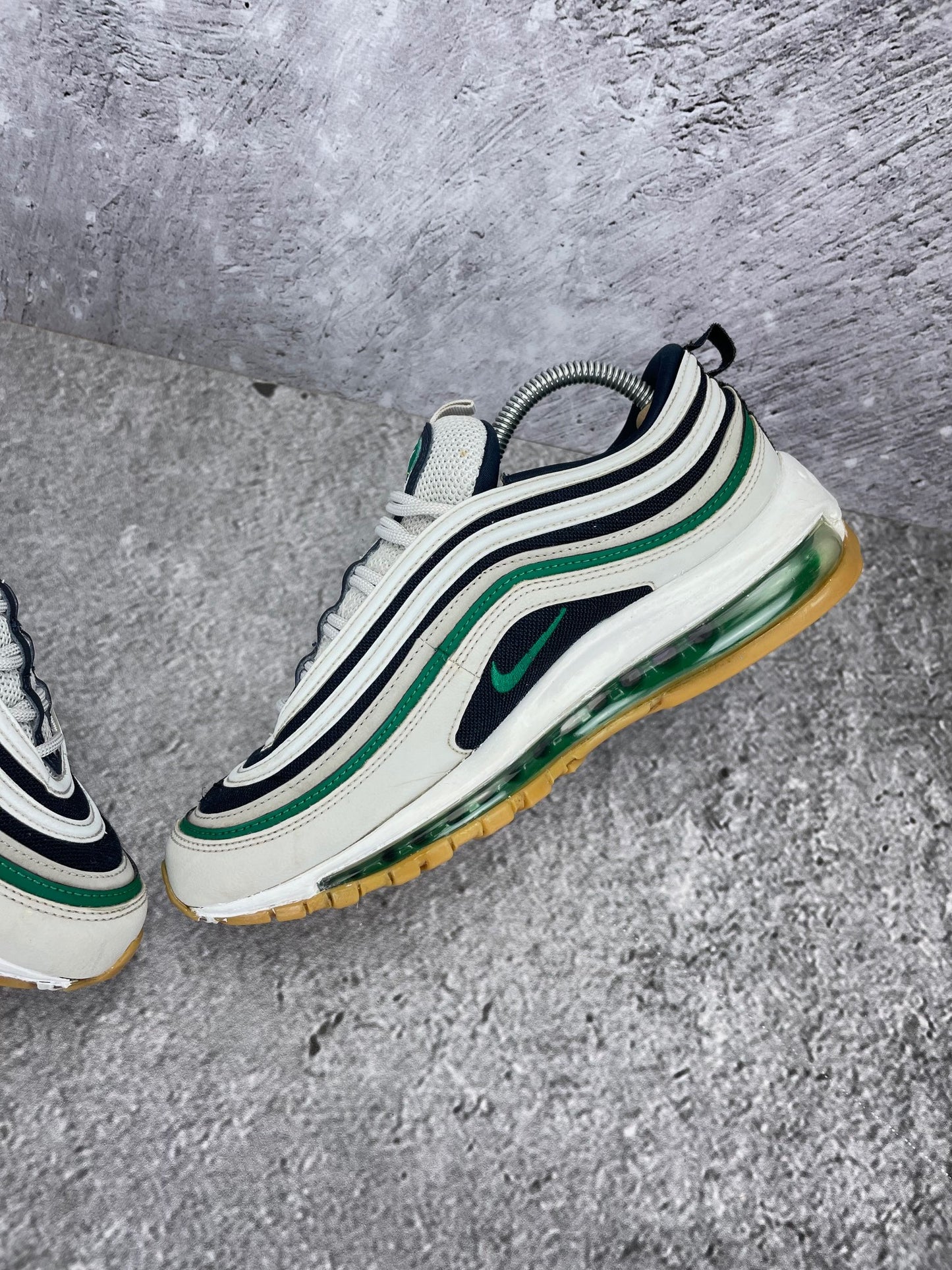 Nike Air Max 97 Photon Dust Malachite - buty sportowe, wewnętrzny panel prawego buta