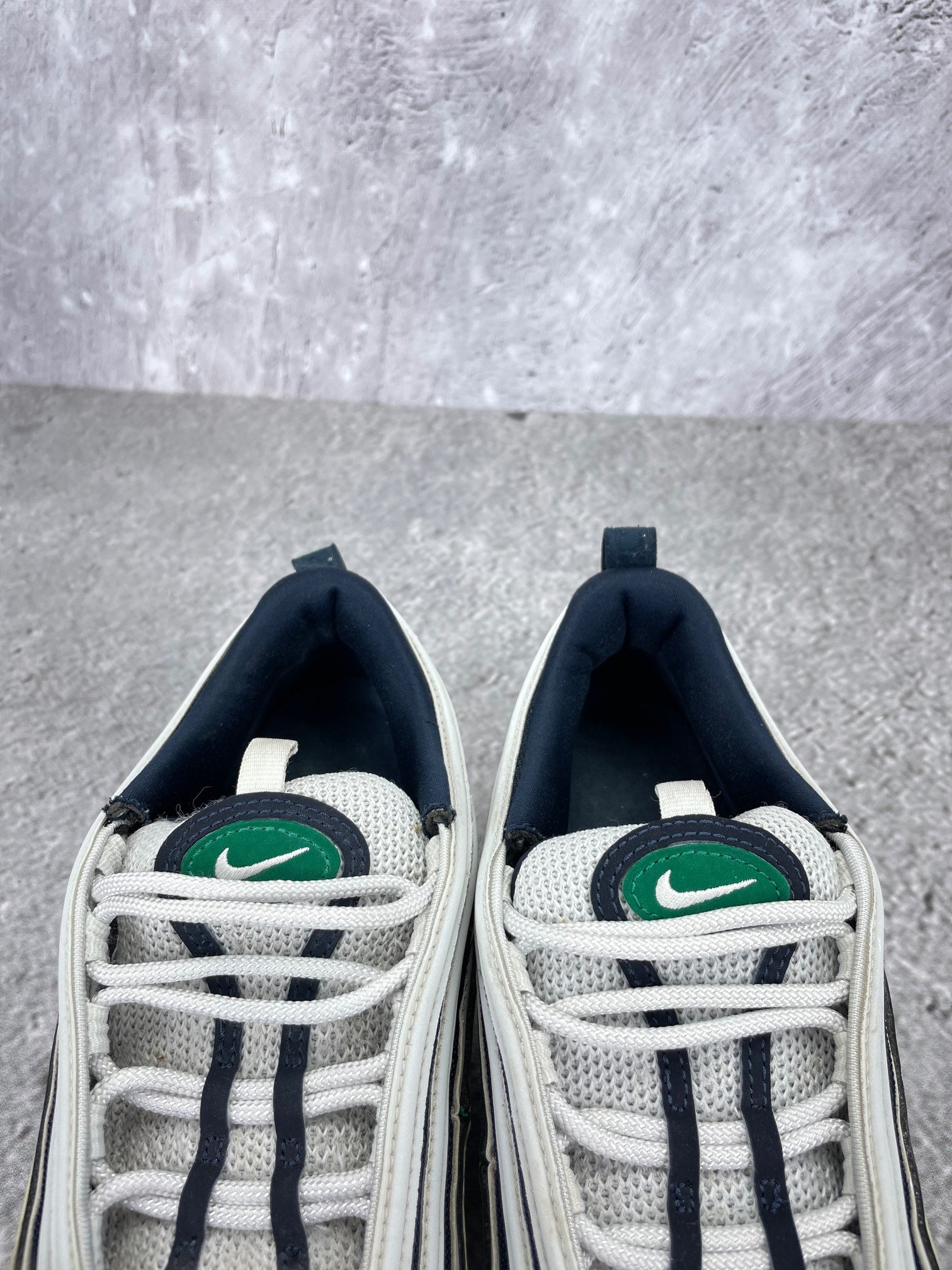 Nike Air Max 97 Photon Dust Malachite - buty sportowe, zapiętki butów