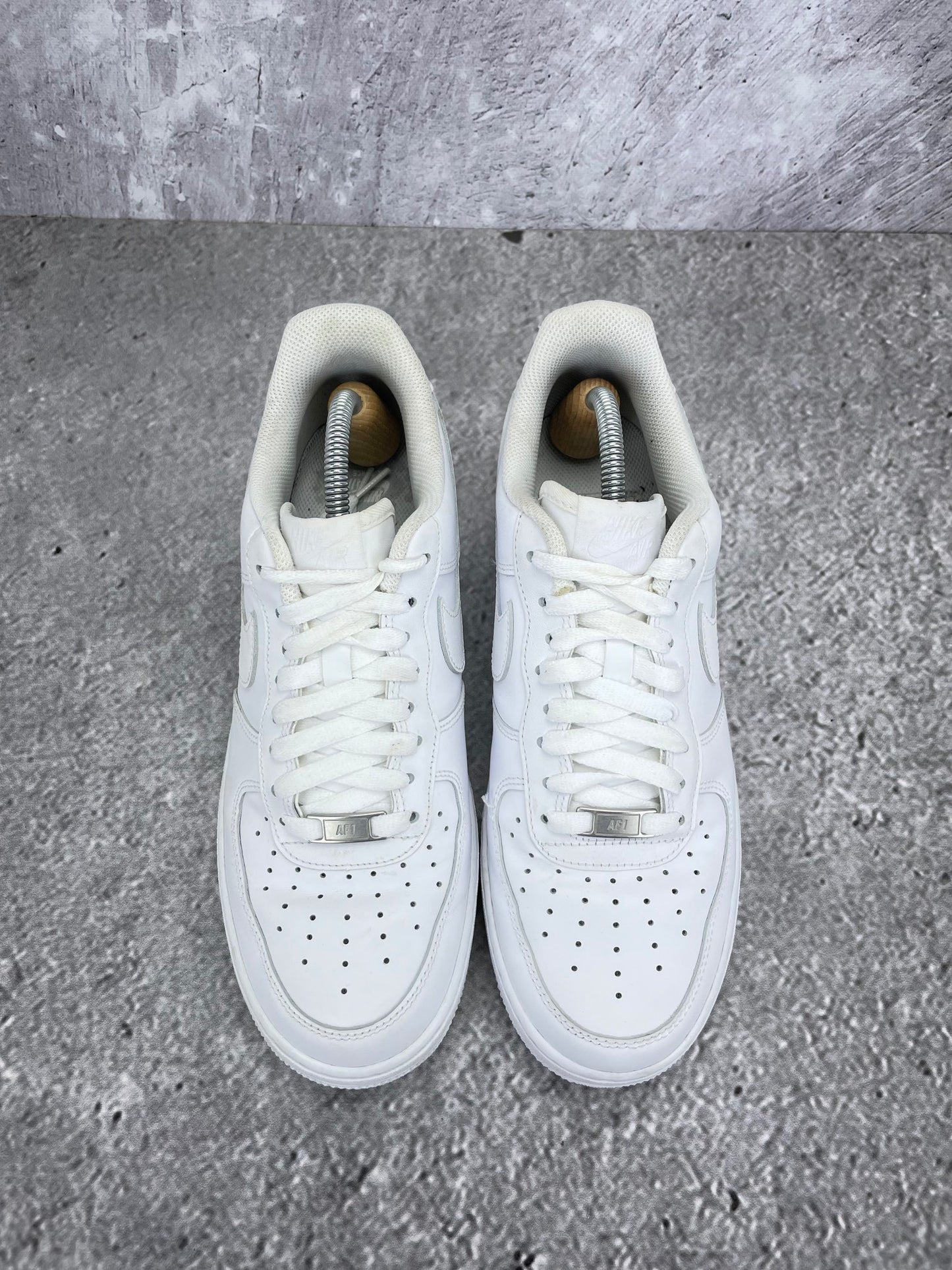 Nike Air Force 1 '07 Triple White - buty sportowe, widok z góry