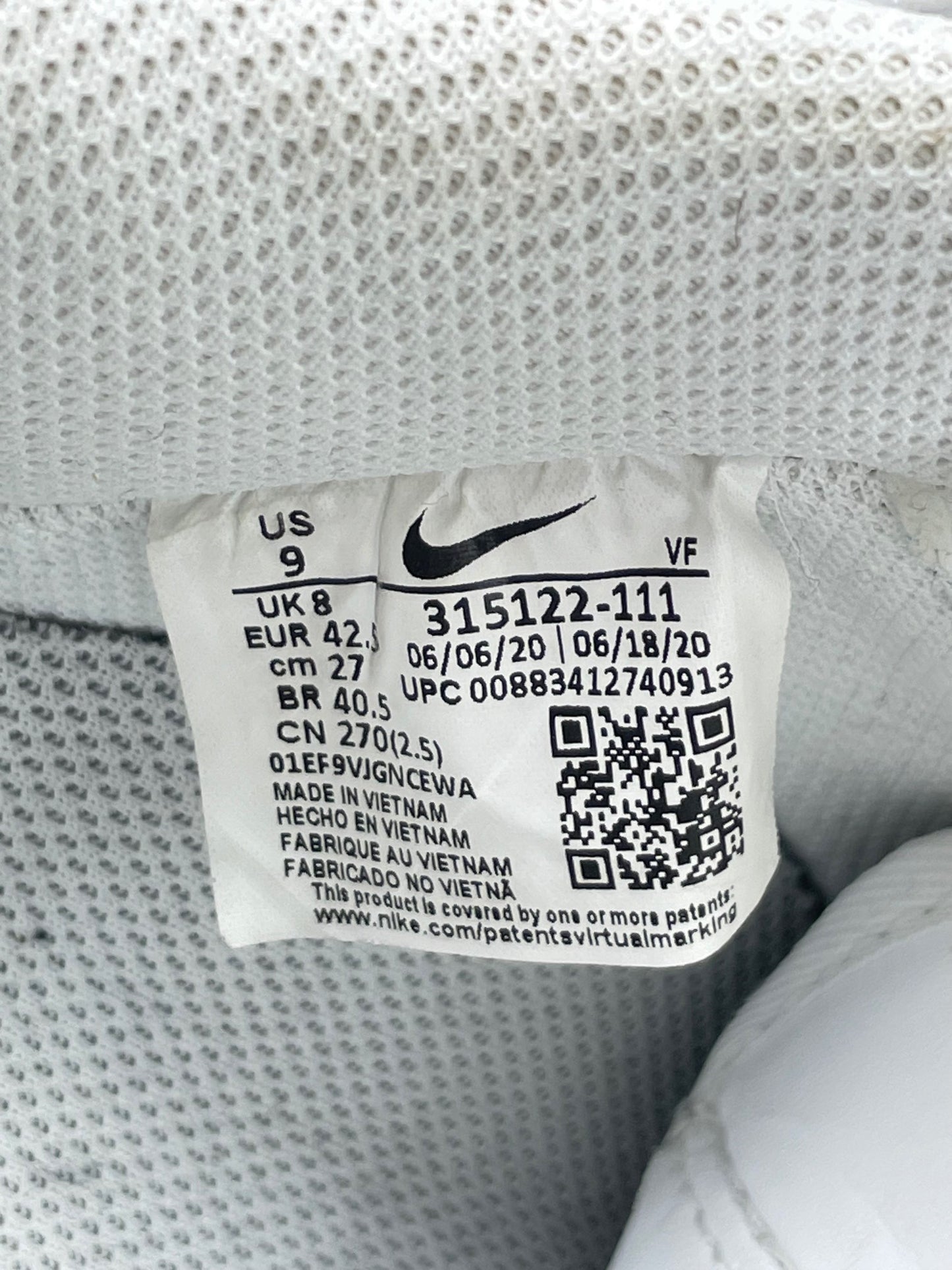 Nike Air Force 1 '07 Triple White - buty sportowe, opcjonalne zdjęcie 2