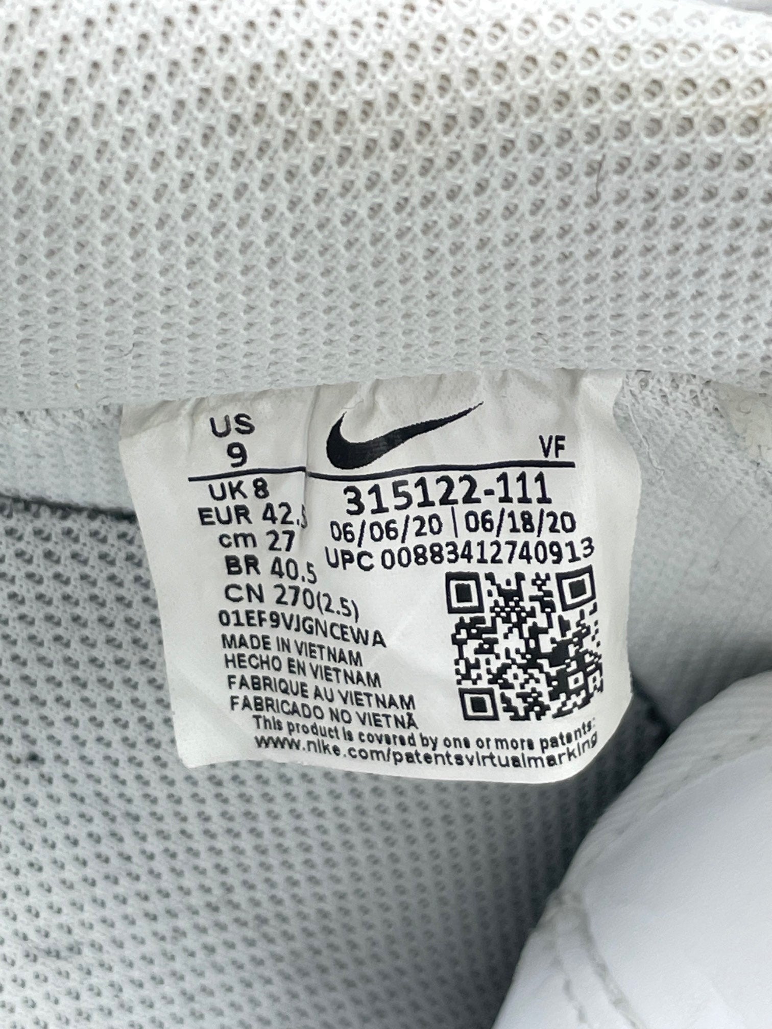 Nike Air Force 1 '07 Triple White - buty sportowe, opcjonalne zdjęcie 2