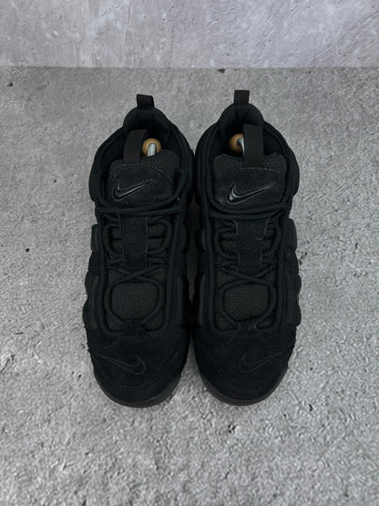 Nike Air More Uptempo Low Triple Black - buty sportowe, widok z góry