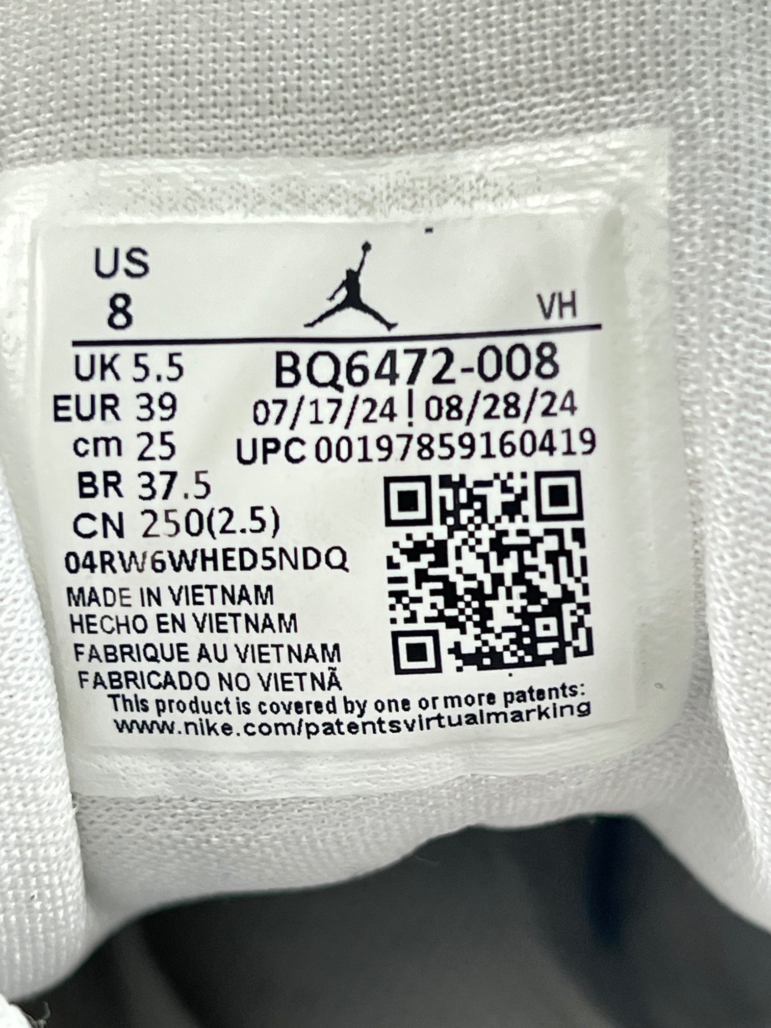 Jordan Air Jordan 1 Mid Photon Dust - buty sportowe, metka