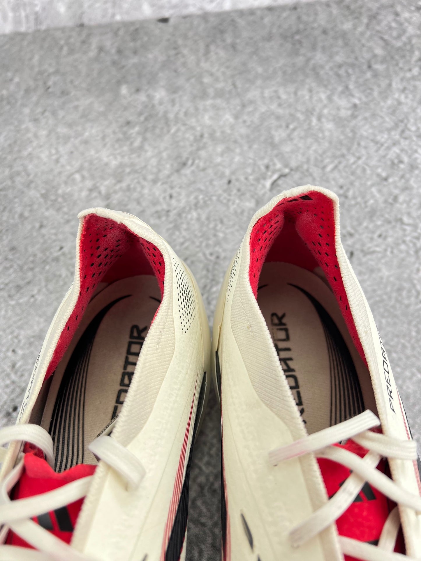 Adidas Predator Elite Firm Ground Champagne - buty sportowe, zapiętki butów
