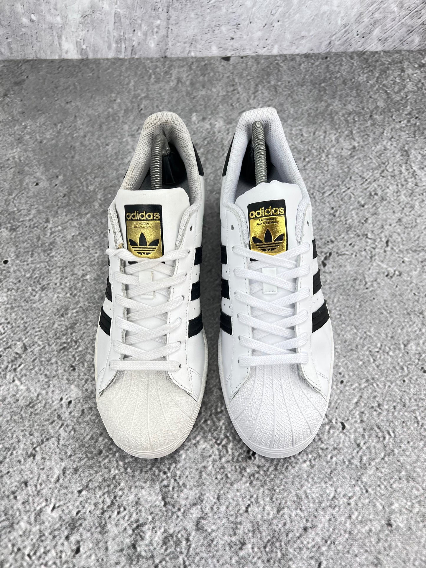 Adidas Superstar White/Black - buty sportowe, widok z góry