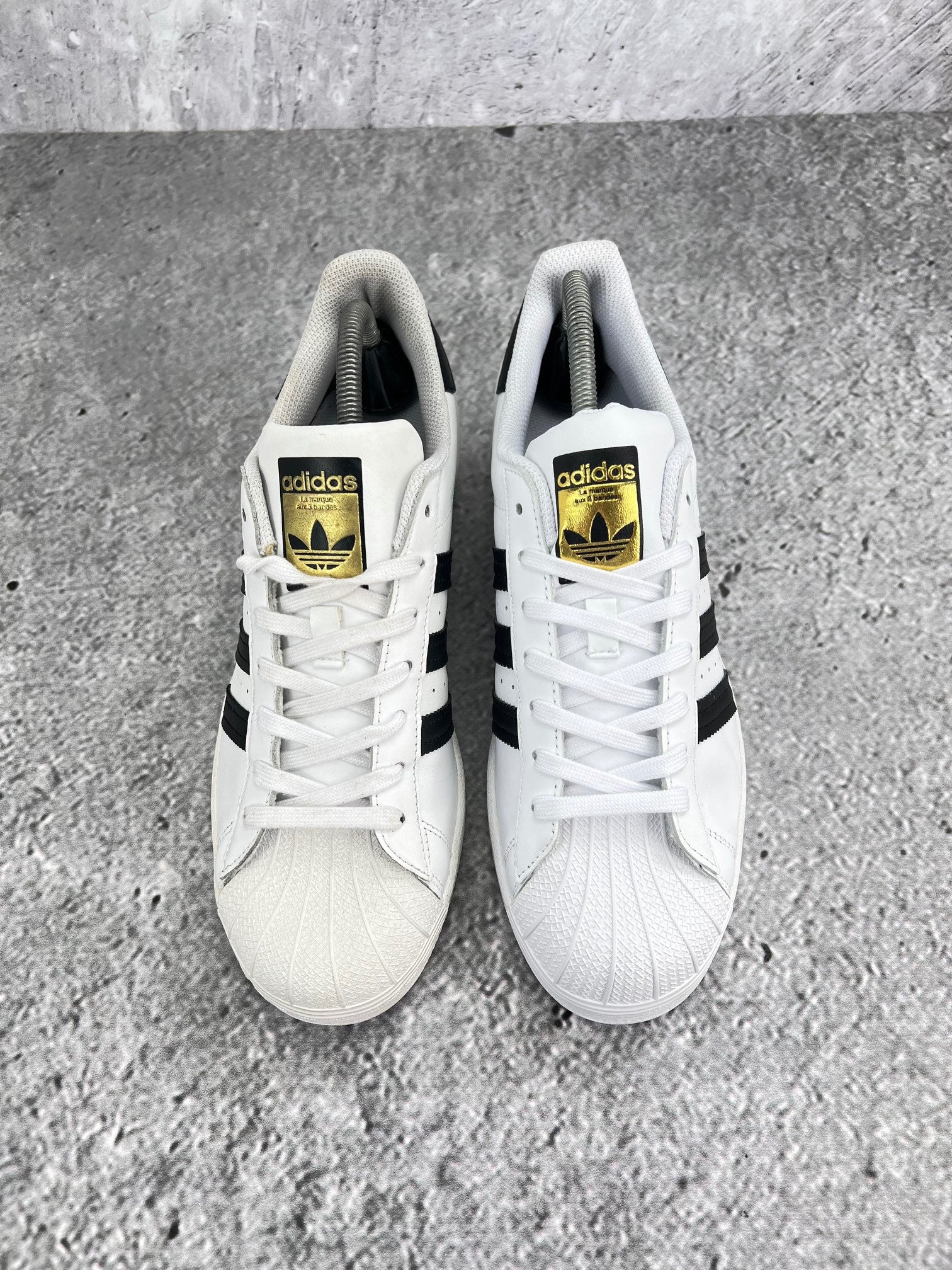Adidas Superstar White/Black - buty sportowe, widok z góry
