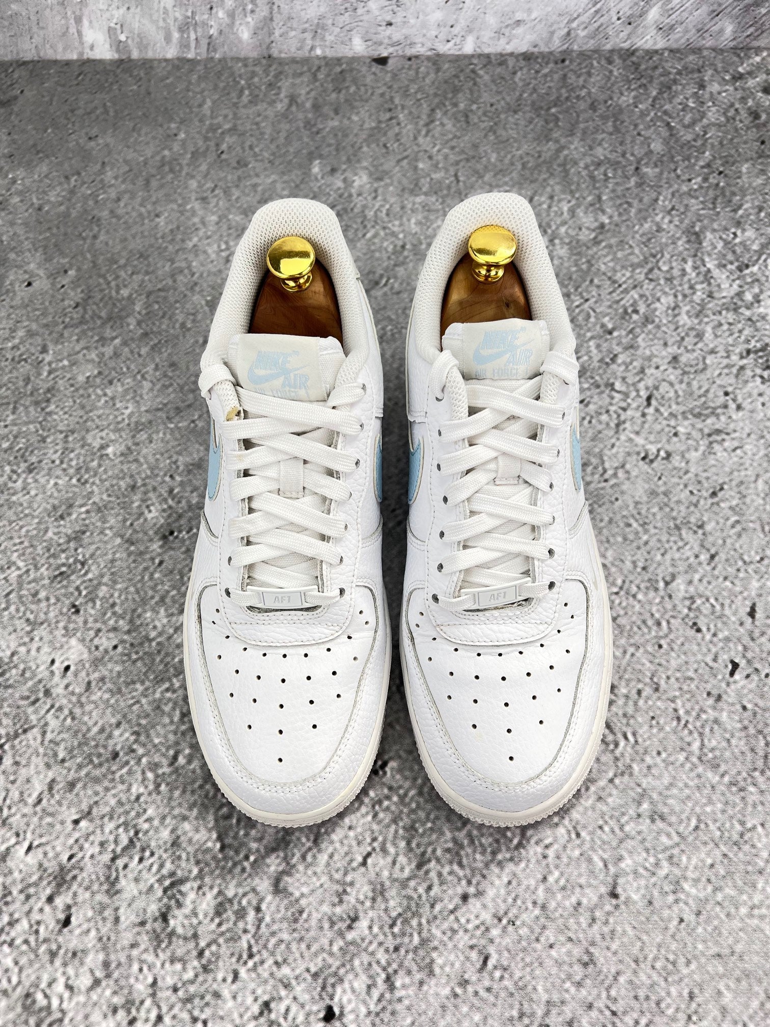 Nike Air Force 1 '07 Light Armory Blue - buty sportowe, widok z góry