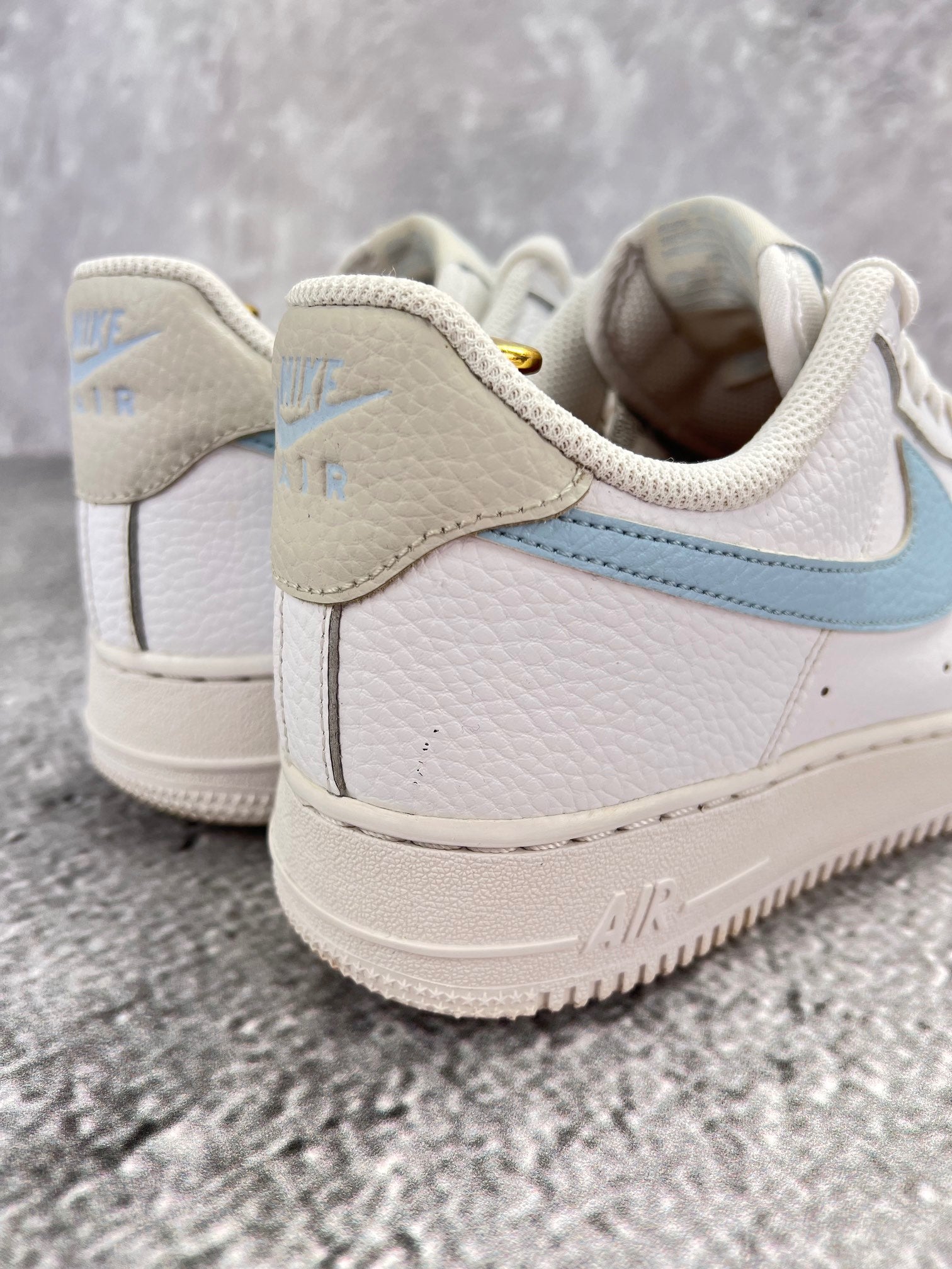 Nike Air Force 1 '07 Light Armory Blue - buty sportowe, widok z tyłu