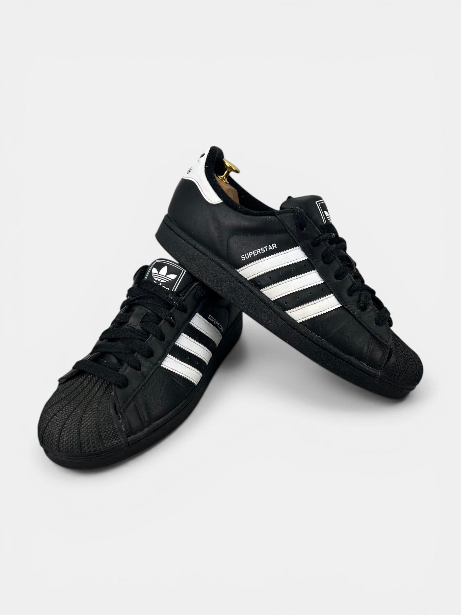 adidas Superstar II Black White - buty sportowe, boczny profil