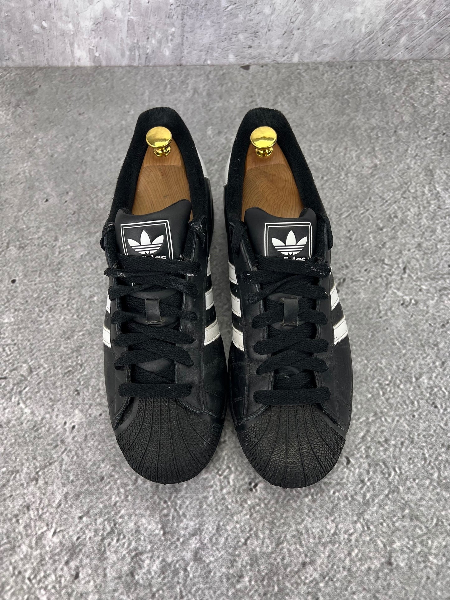adidas Superstar II Black White - buty sportowe, widok z góry