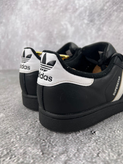 adidas Superstar II Black White - buty sportowe, widok z tyłu