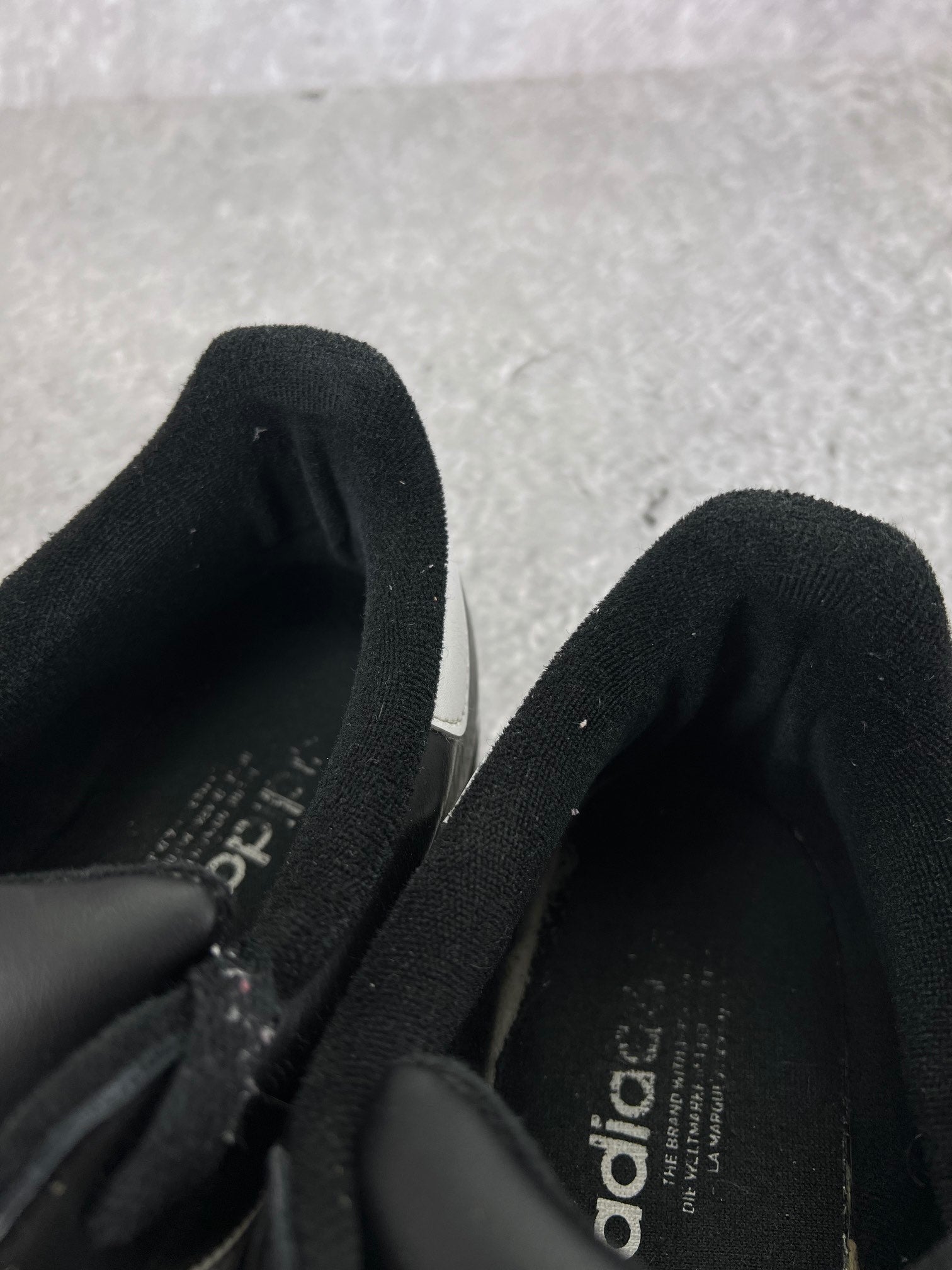 adidas Superstar II Black White - buty sportowe, zapiętki butów