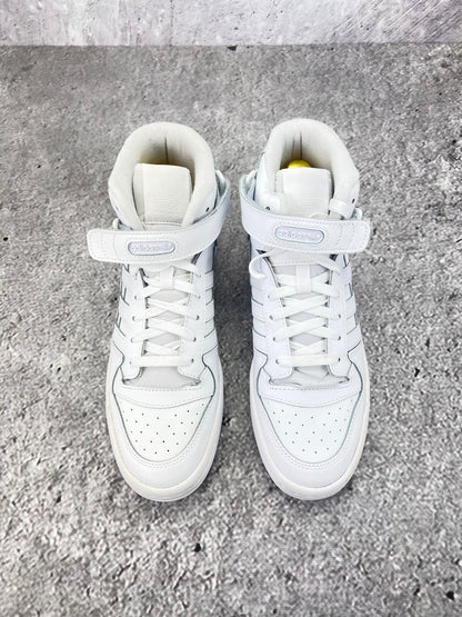 Adidas Forum Mid Triple White - buty sportowe, widok z góry