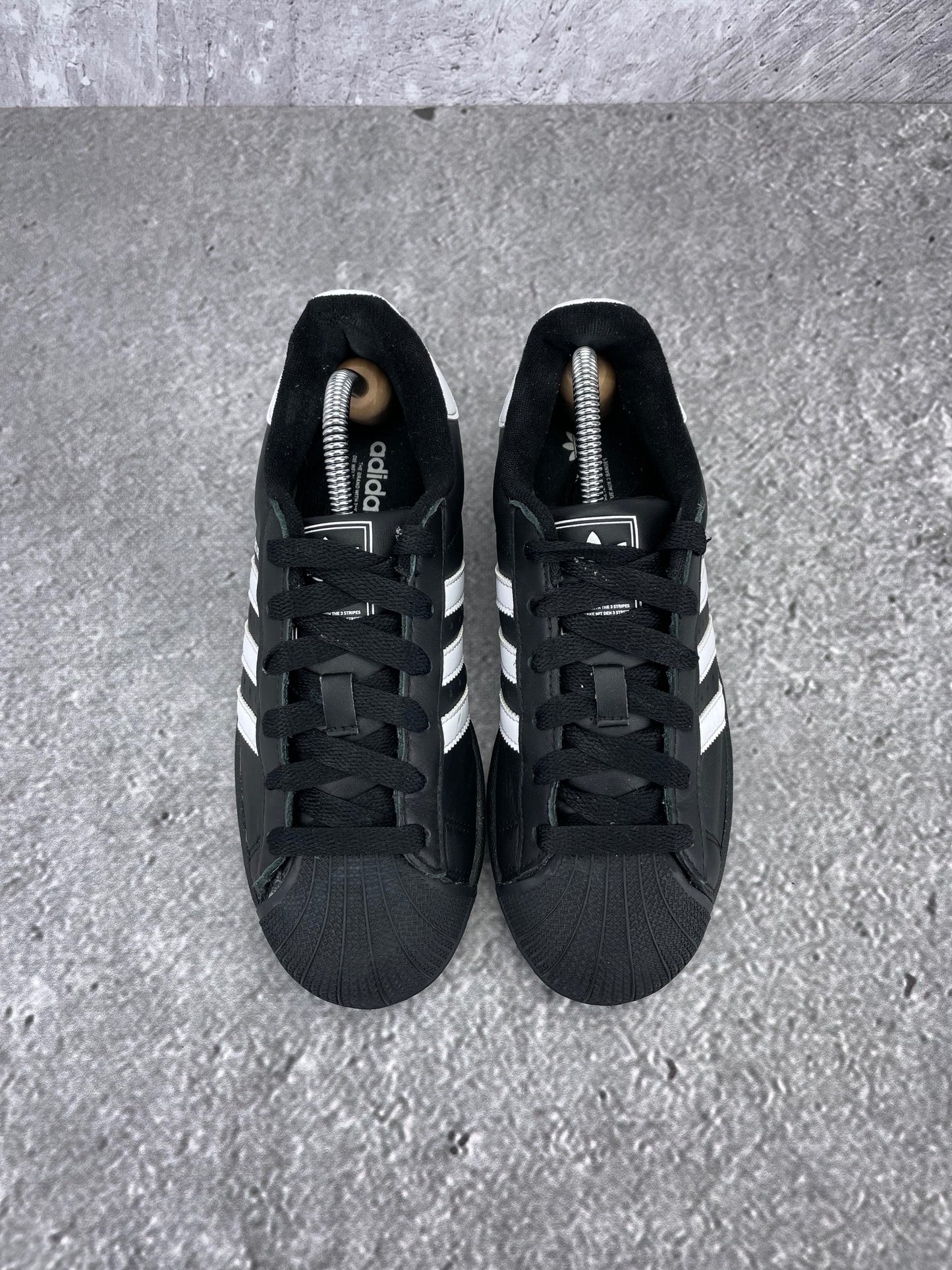 adidas Superstar II Black White - buty sportowe, widok z góry