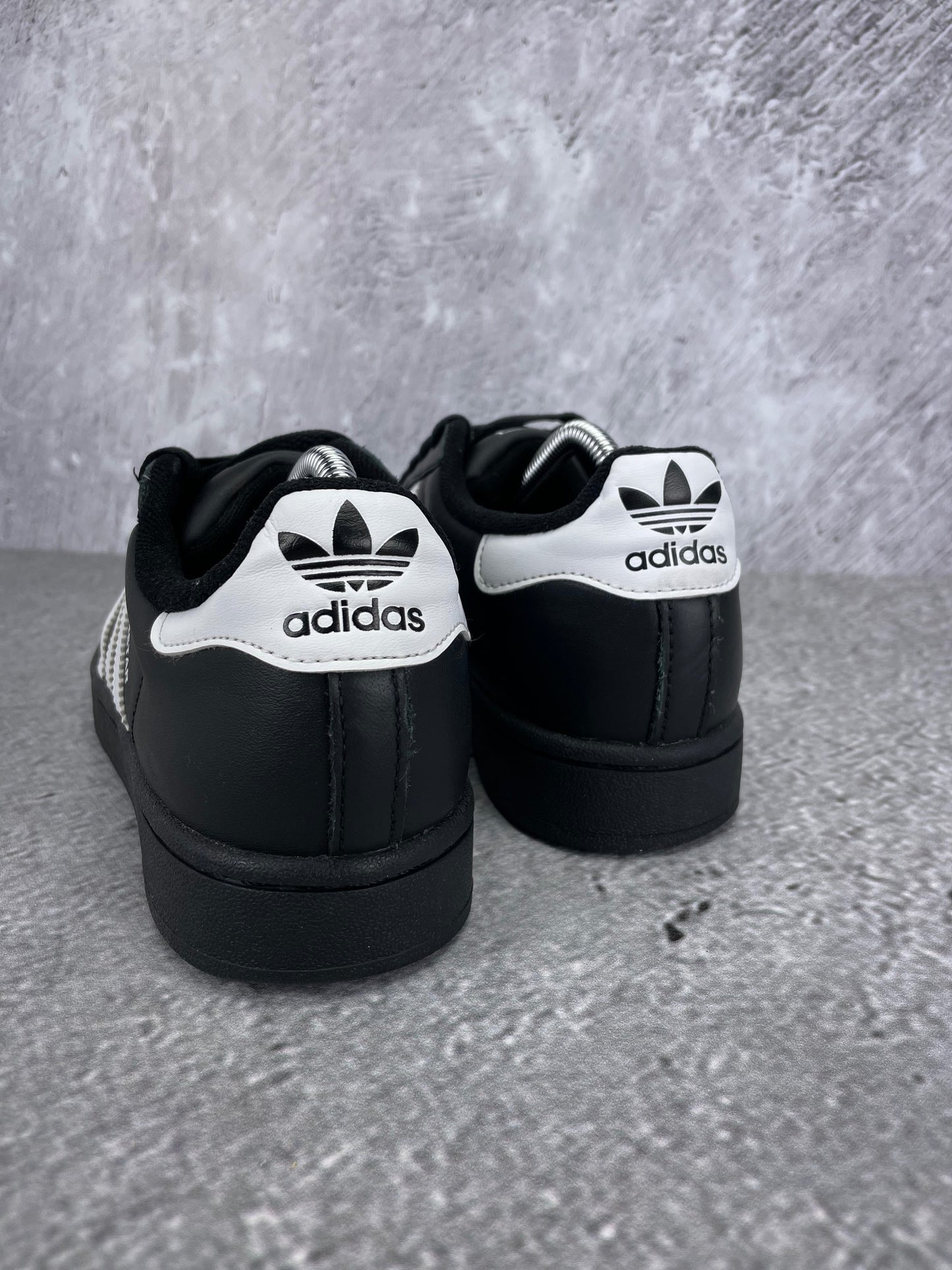 adidas Superstar II Black White - buty sportowe, widok z tyłu