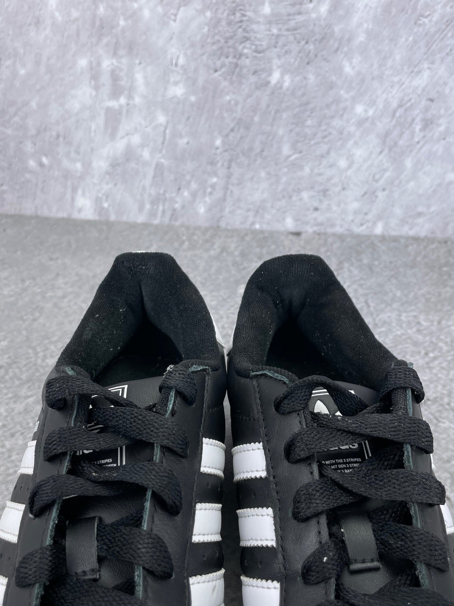 adidas Superstar II Black White - buty sportowe, zapiętki butów