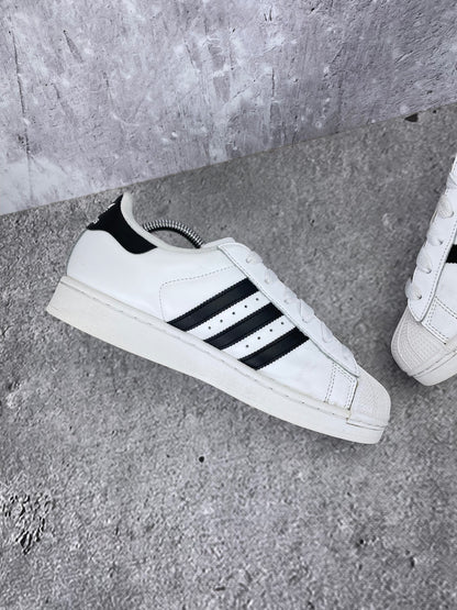 Adidas Superstar II Cloud White Black - buty sportowe, wewnętrzny panel lewego buta