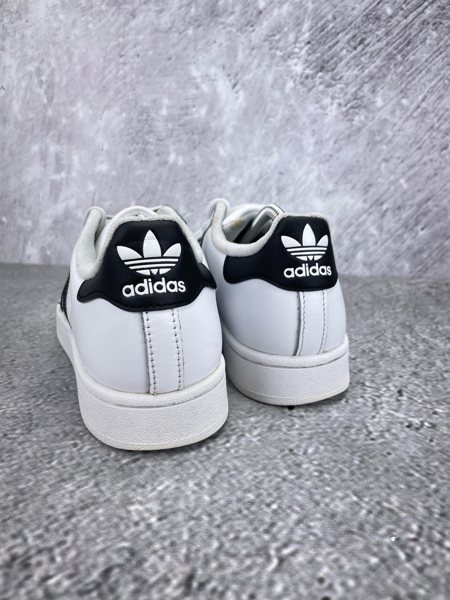 Adidas Superstar II Cloud White Black - buty sportowe, widok z tyłu