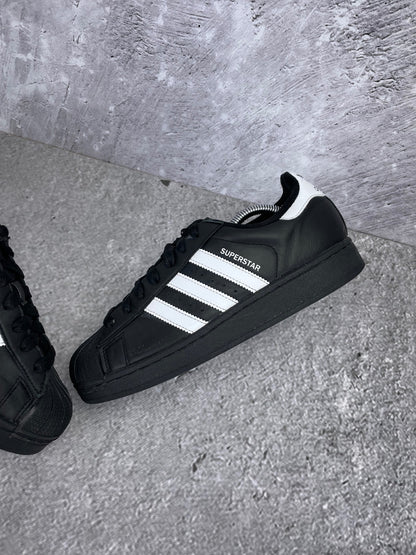 adidas Superstar II Black White - buty sportowe, widok z góry na wewnętrzną stronę butów