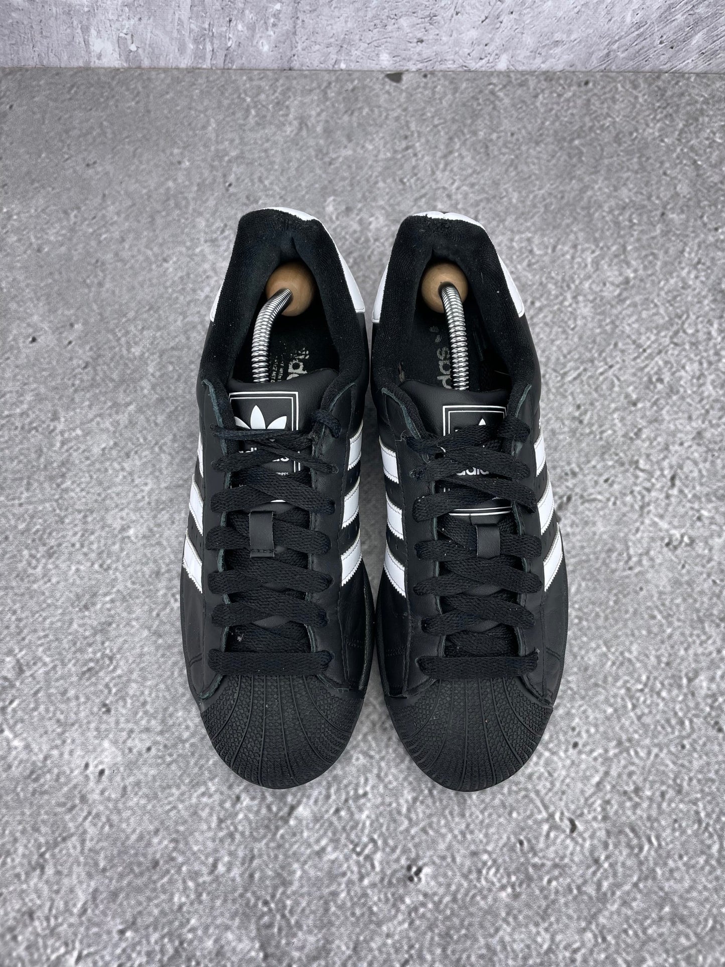 adidas Superstar II Black White - buty sportowe, widok z góry