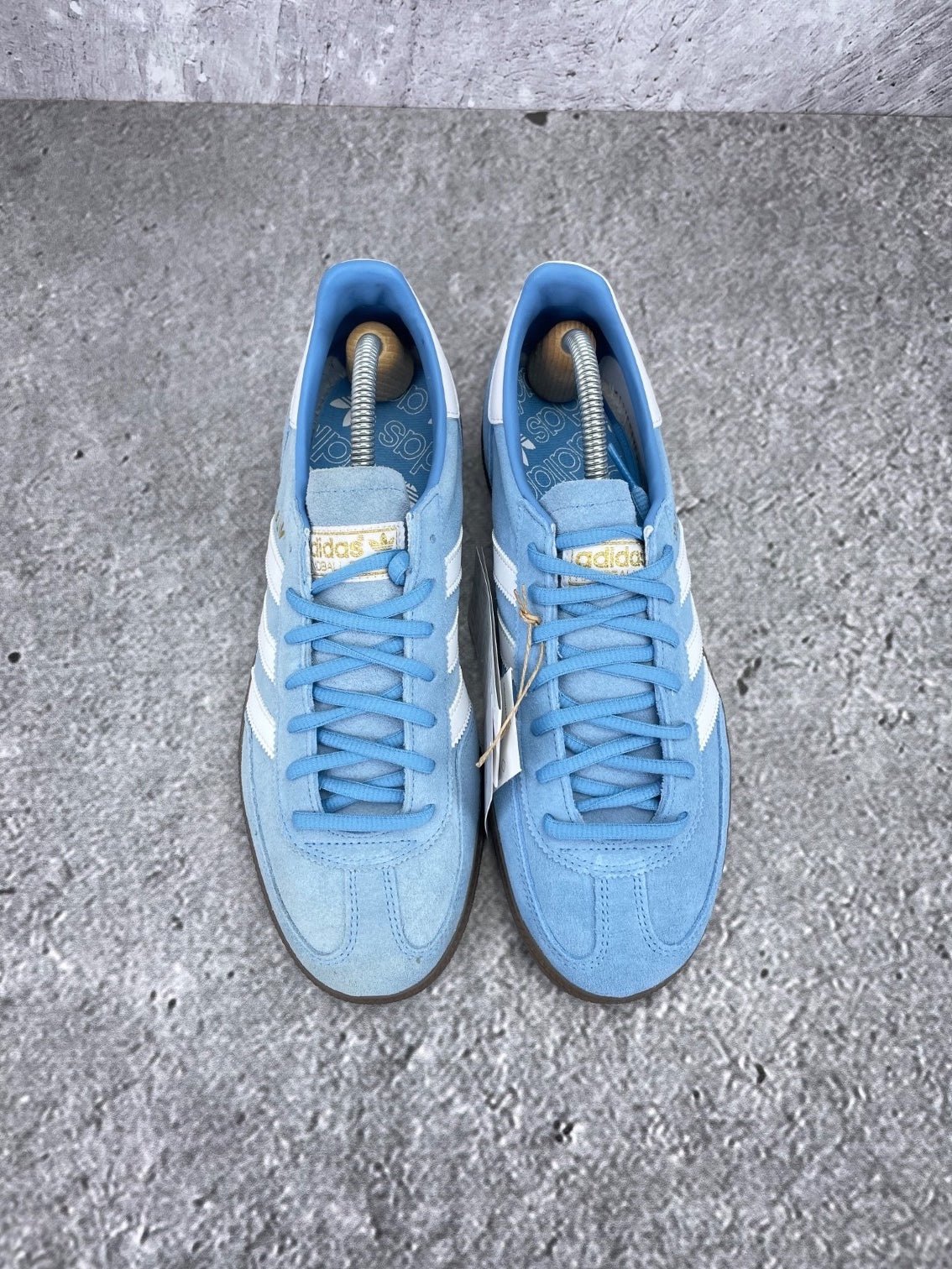 Adidas Handball Spezial Light Blue - buty sportowe, widok z góry