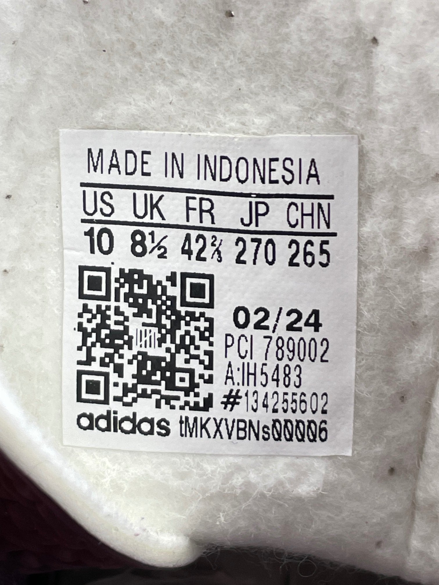 Adidas Gazelle Indoor None - buty sportowe, metka