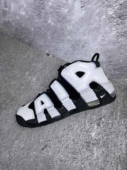 Nike Air More Uptempo GS Cobalt Bliss - buty sportowe, wewnętrzny panel prawego buta