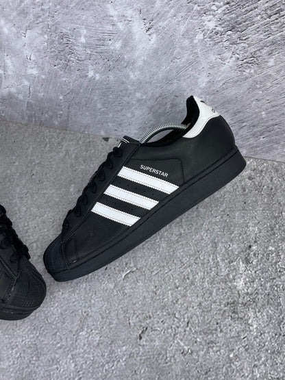 adidas Superstar II Black White - buty sportowe, widok z góry na wewnętrzną stronę butów