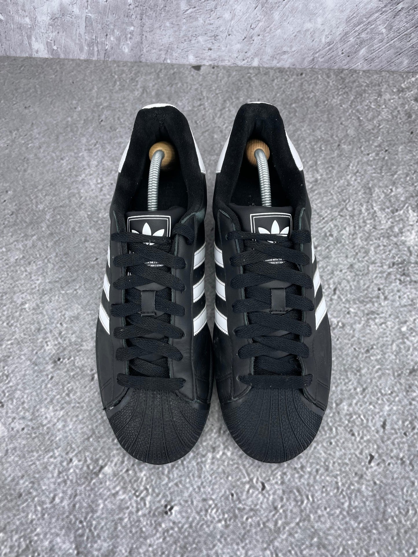 adidas Superstar II Black White - buty sportowe, widok z góry
