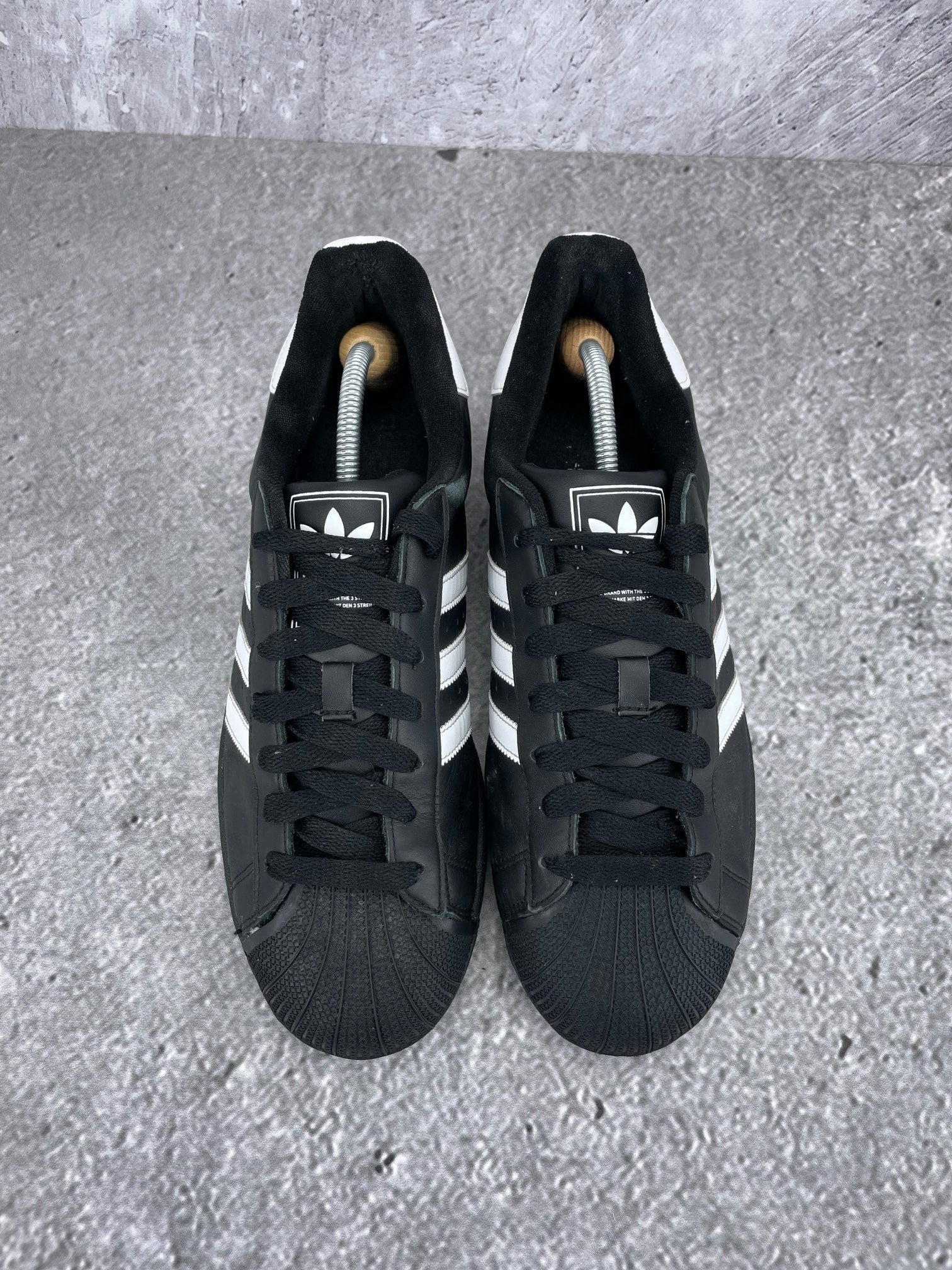 adidas Superstar II Black White - buty sportowe, widok z góry