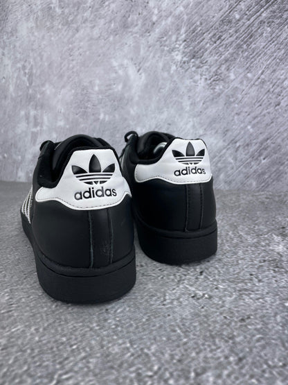 adidas Superstar II Black White - buty sportowe, widok z tyłu