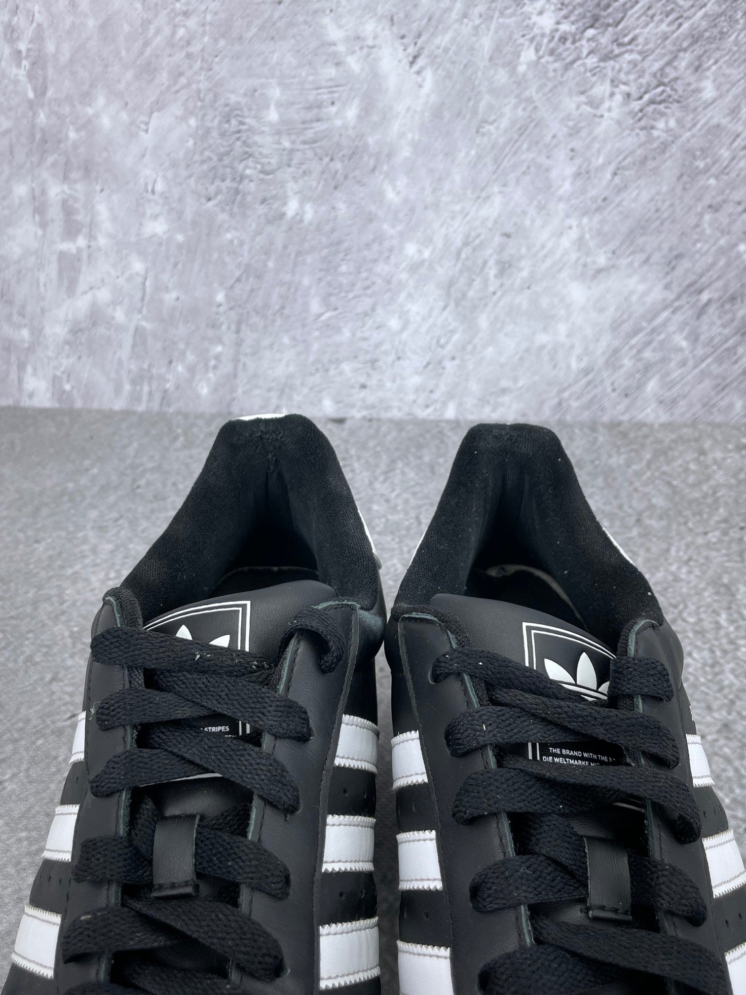 adidas Superstar II Black White - buty sportowe, zapiętki butów