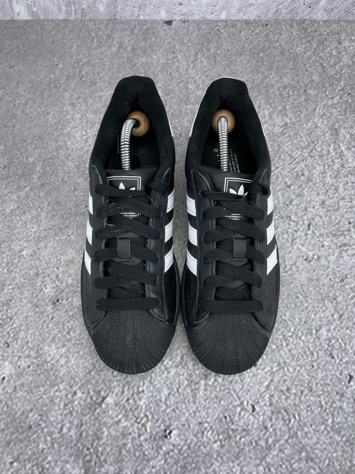 adidas Superstar II Black White - buty sportowe, widok z góry