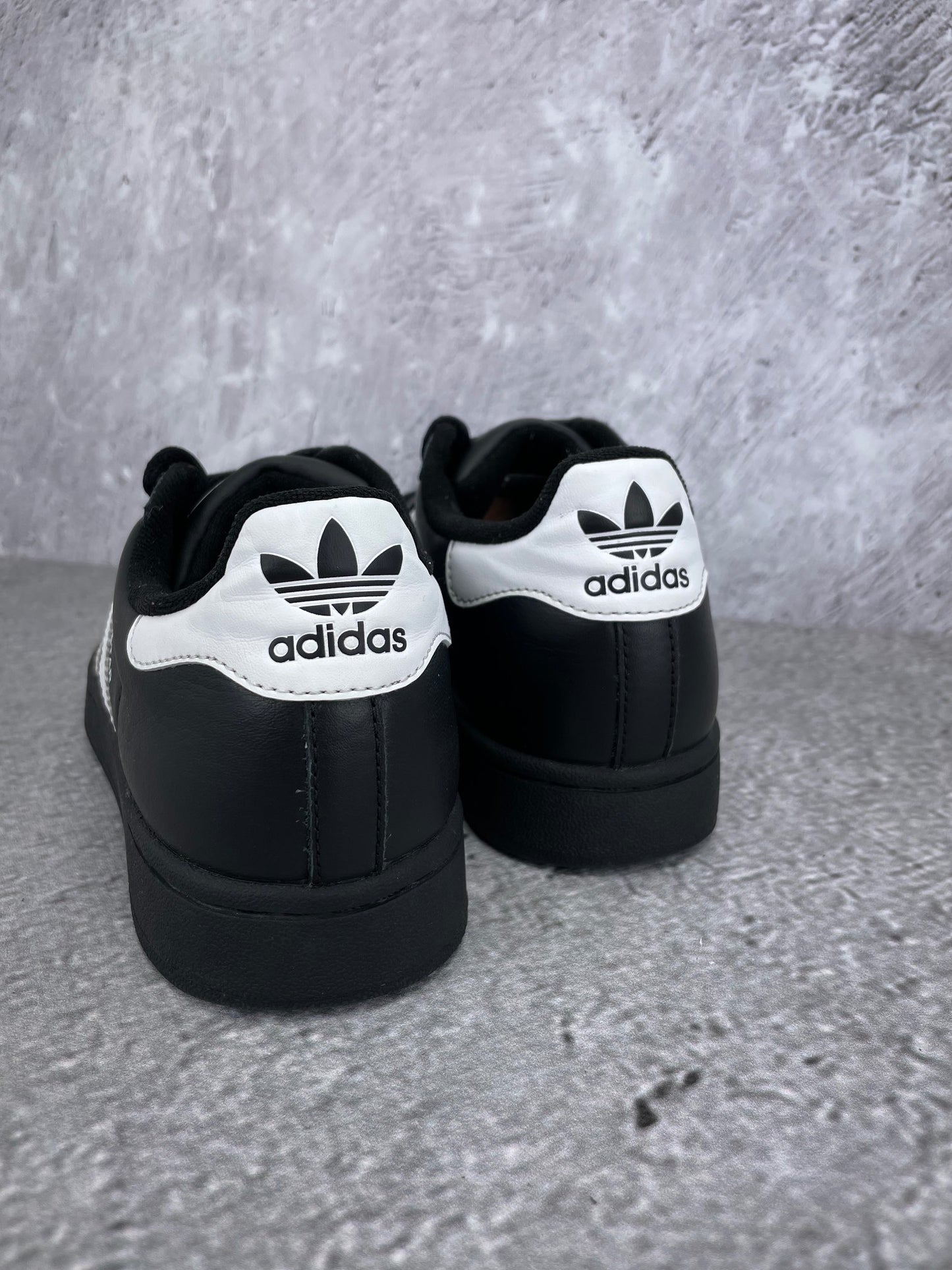 adidas Superstar II Black White - buty sportowe, widok z tyłu