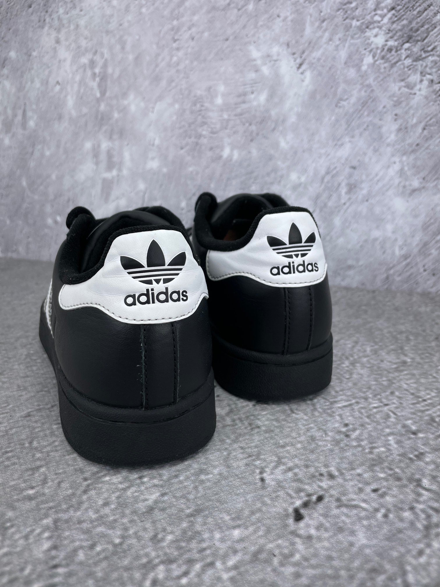 adidas Superstar II Black White - buty sportowe, widok z tyłu