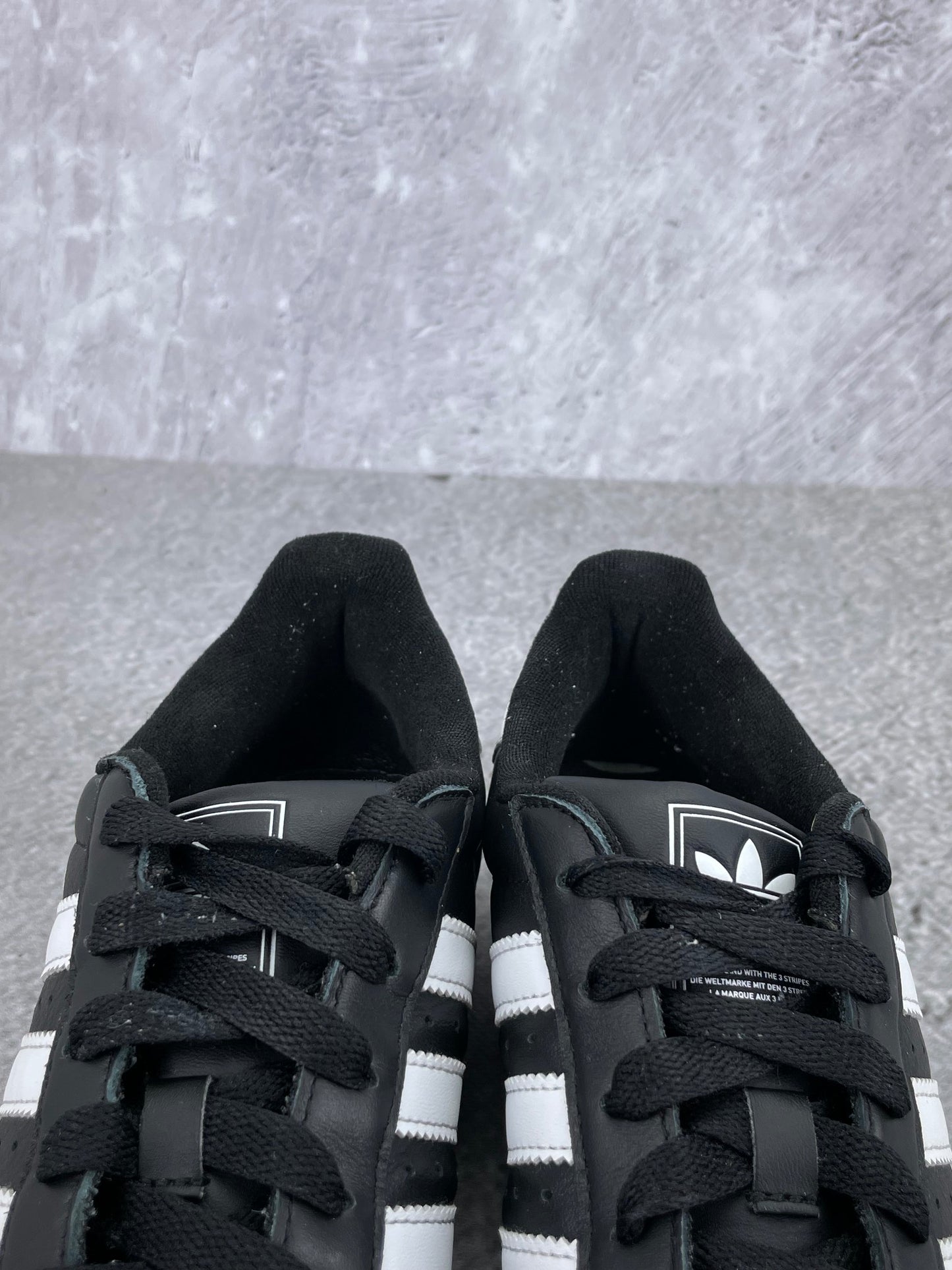 adidas Superstar II Black White - buty sportowe, zapiętki butów