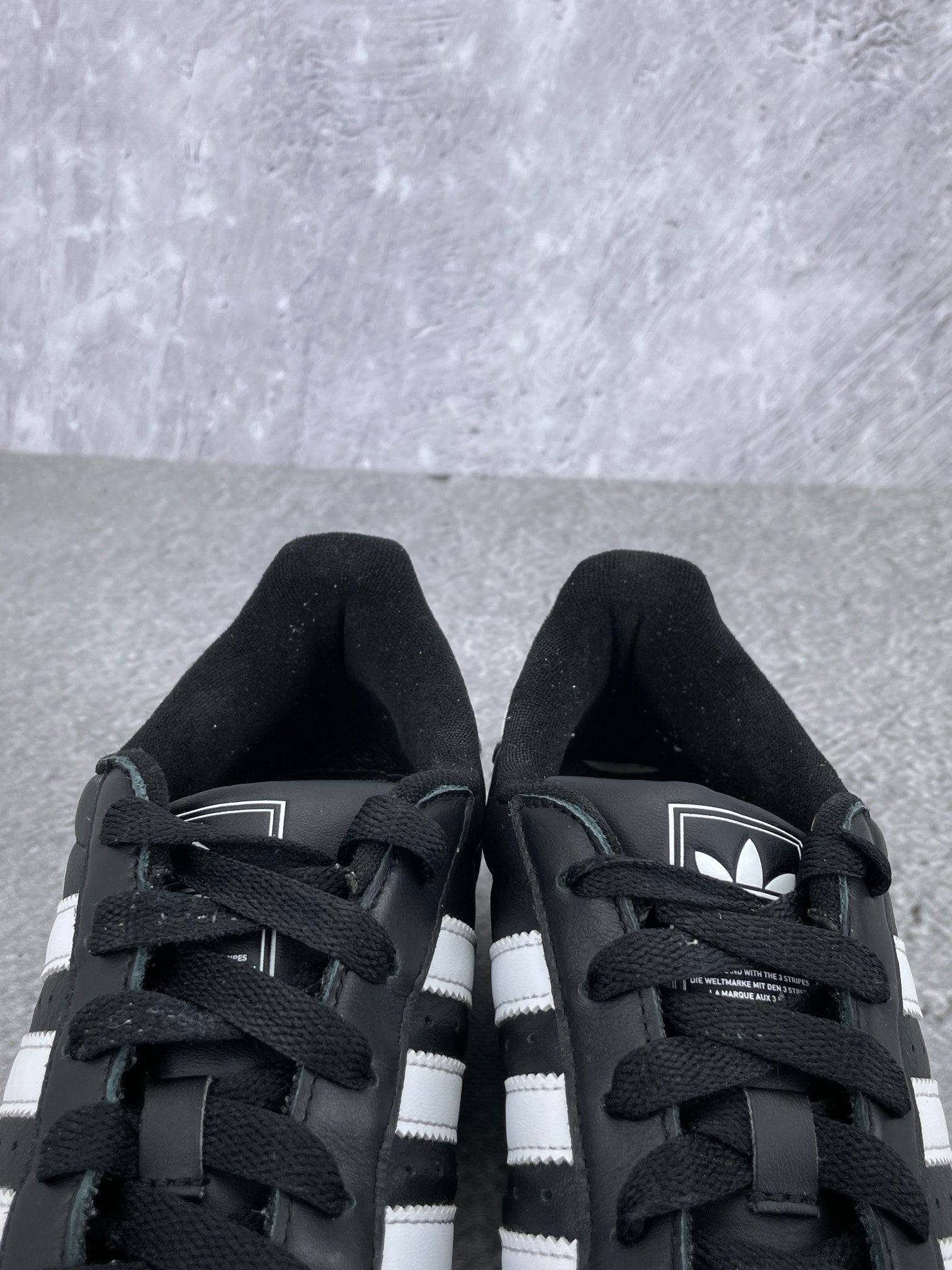 adidas Superstar II Black White - buty sportowe, zapiętki butów