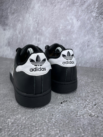 adidas Superstar II Black White - buty sportowe, widok z tyłu