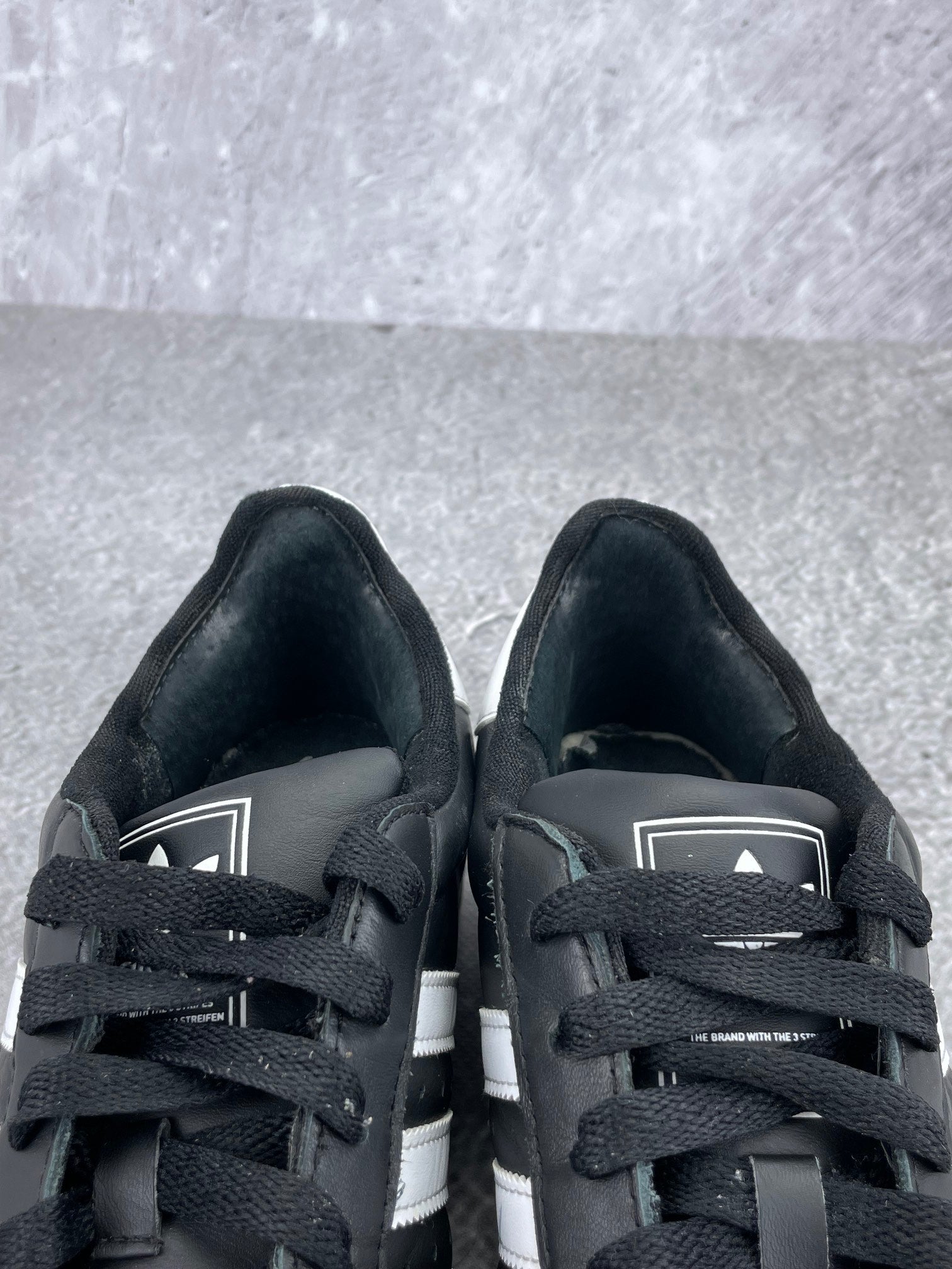 adidas Superstar II Black White - buty sportowe, zapiętki butów