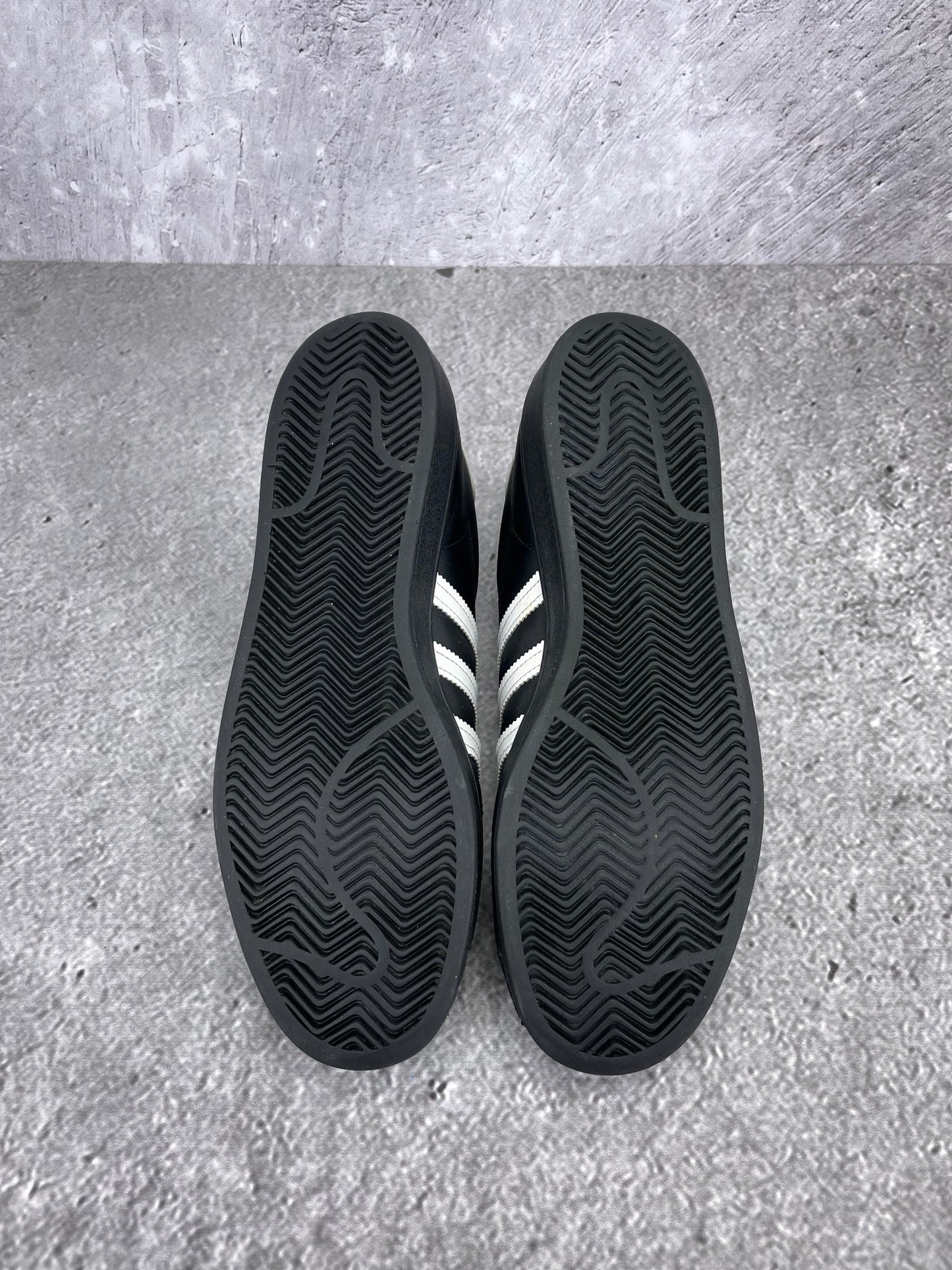 adidas Superstar “Core Black / Footwear White” Superstar Core Black - buty sportowe, podeszwa
