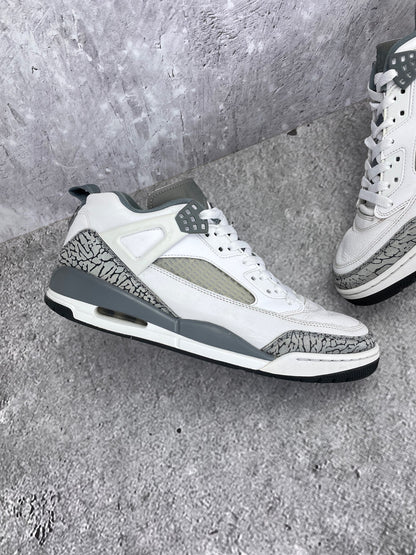 Jordan Spizike Low Cool Grey - buty sportowe, zewnętrzny panel lewego buta