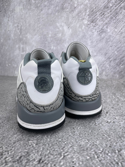 Jordan Spizike Low Cool Grey - buty sportowe, widok z tyłu