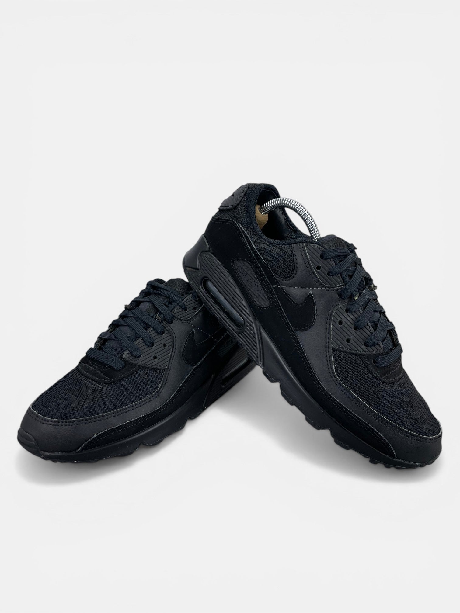 Nike Air Max 90 Recraft Triple Black - buty sportowe, boczny profil