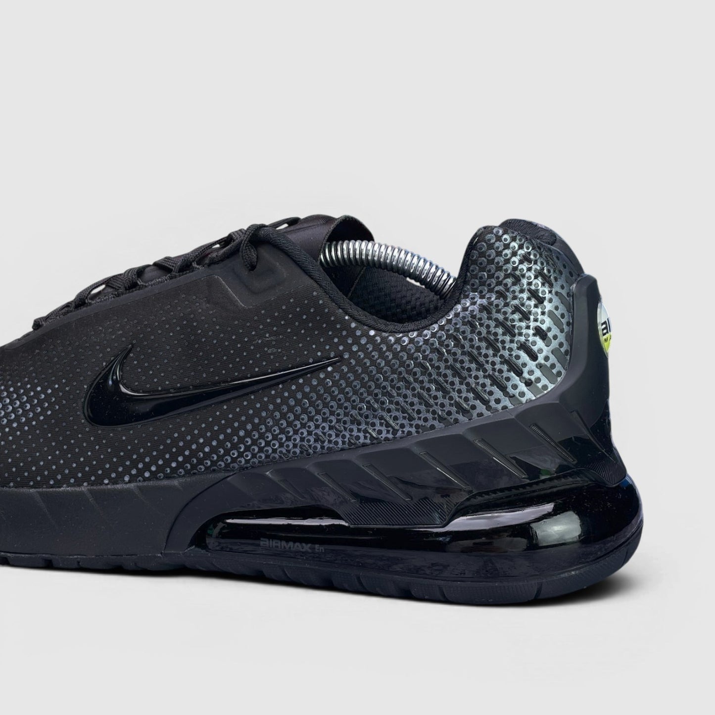 Nike Air Max Phoenix Triple Black — buty sportowe męskie w bardzo dobrym stanie rozmiar 45.5, detal