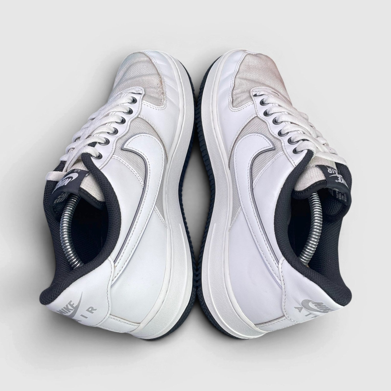Nike Air Force 1 Low White Cordura — buty sportowe męskie w bardzo dobrym stanie rozmiar 44.5, widok z góry