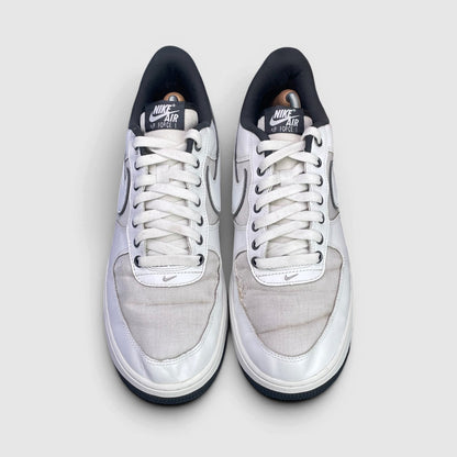 Nike Air Force 1 Low White Cordura — buty sportowe męskie w bardzo dobrym stanie rozmiar 44.5, widok z przodu