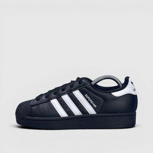 Adidas Superstar II — buty sportowe damskie w bardzo dobrym stanie rozmiar 37 1/3, boczny profil, lewa strona