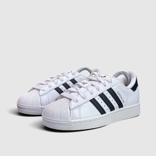 Adidas Superstar II Cloud White Black — buty sportowe damskie w bardzo dobrym stanie rozmiar 37 1/3, boczny profil