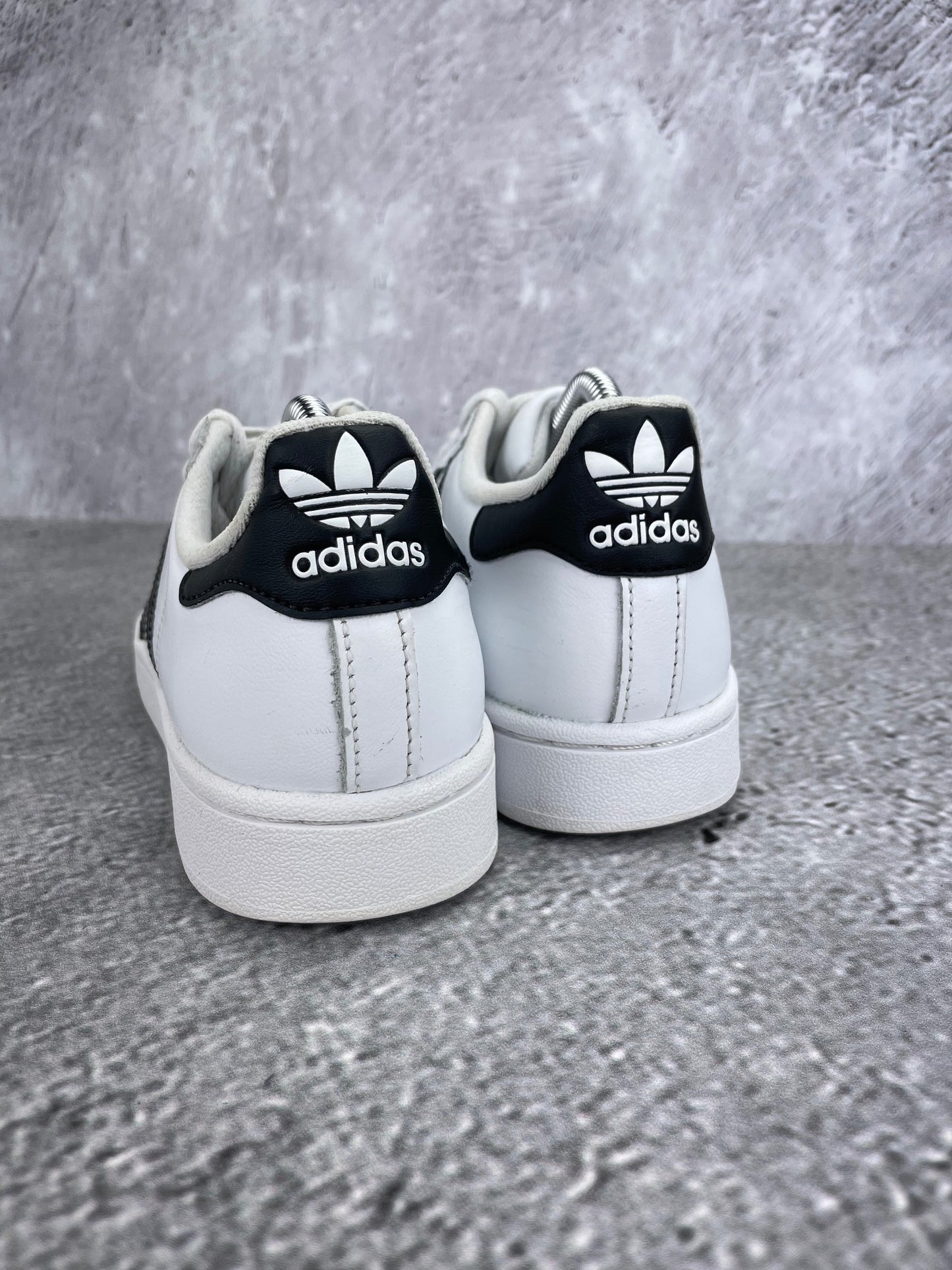 Adidas Superstar II Cloud White Black - buty sportowe, widok z tyłu