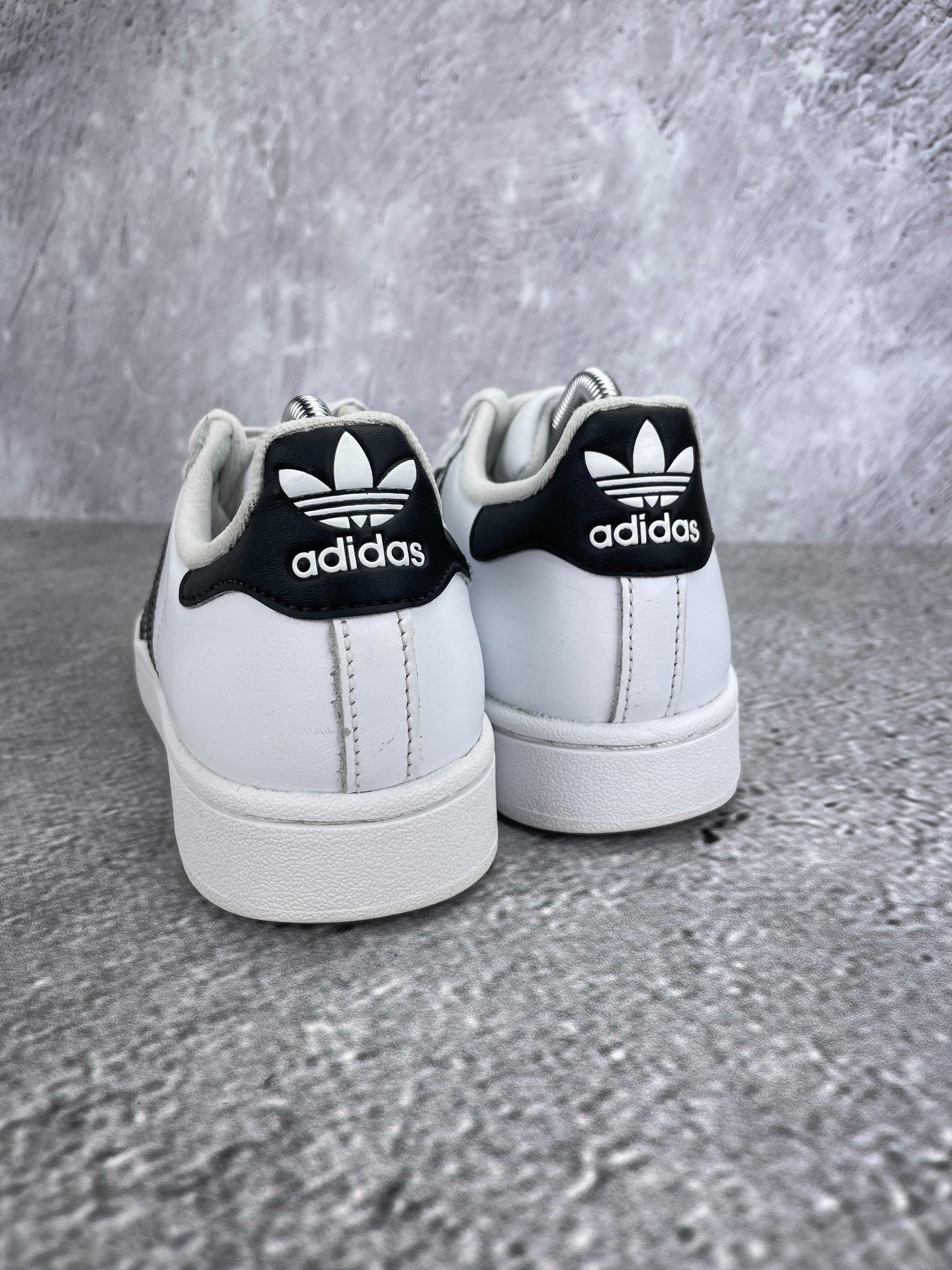 Adidas Superstar II Cloud White Black - buty sportowe, widok z tyłu